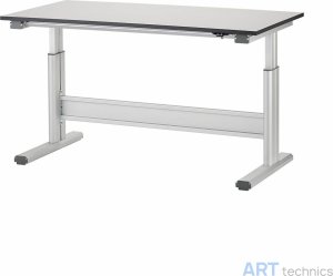 Оснащение мастерских Студийный рабочий стол на колесиках, электрическая регулировка высоты, 160 x 80 x 2.5 см Оснащение мастерских Студийный рабочий стол на колесиках, электрическая регулировка высоты, 160 x 80 x 2.5 см