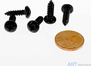 Оснащение мастерских Temart Шурупы Temart, чёрные, разм. 3,9 x 13 мм Оснащение мастерских Temart Шурупы Temart, чёрные, разм. 3,9 x 13 мм