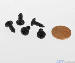 Оснащение мастерских Temart Шурупы Temart, чёрные, разм. 3,9 x 9,5 мм Оснащение мастерских Temart Шурупы Temart, чёрные, разм. 3,9 x 9,5 мм