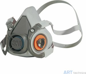 Защитное средство 3M Полулицевая маска 3M, 6000 серия, без фильтров, размер S Защитное средство 3M Полулицевая маска 3M, 6000 серия, без фильтров, размер S