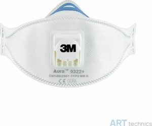 Защитное средство 3M Респиратор 3M™ Aura™ 9322+ с клапаном FFP2, 10 шт. Защитное средство 3M Респиратор 3M™ Aura™ 9322+ с клапаном FFP2, 10 шт.