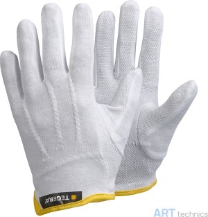 Защитное средство ART Technics Тонкие музейные хлопчатобумажные перчатки с утолщениями, размер L Защитное средство ART Technics Тонкие музейные хлопчатобумажные перчатки с утолщениями, размер L