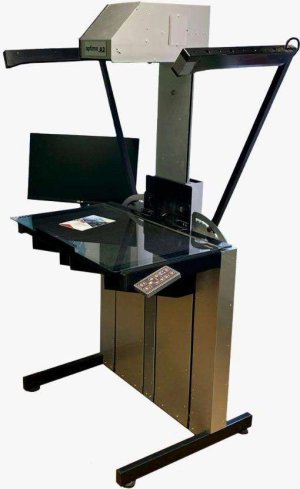 Книжный сканер Optima A2 25PT базовый (плоское прижимное стекло, плоская колыбель позволяет сканировать книги с толщиной переплета до 70 см.) Книжный сканер Optima A2 25PT базовый (плоское прижимное стекло, плоская колыбель позволяет сканировать книги с толщиной переплета до 70 см.)