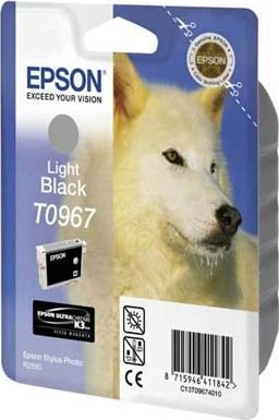 Картридж для струйного принтера Epson Картридж со светло-серыми чернилами T0969 (C13T09694010) Картридж для струйного принтера Epson Картридж со светло-серыми чернилами T0969 (C13T09694010)