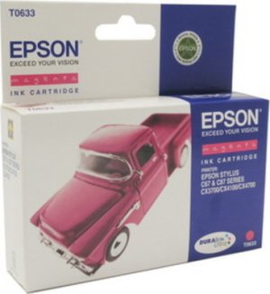 Картридж для струйного принтера Epson Картридж с пурпурными чернилами T0633 (C13T06334A10) Картридж для струйного принтера Epson Картридж с пурпурными чернилами T0633 (C13T06334A10)