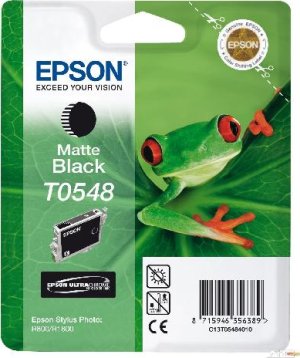 Картридж для струйного принтера Epson Картридж с черными матовыми чернилами T0548 (C13T05484010) Картридж для струйного принтера Epson Картридж с черными матовыми чернилами T0548 (C13T05484010)