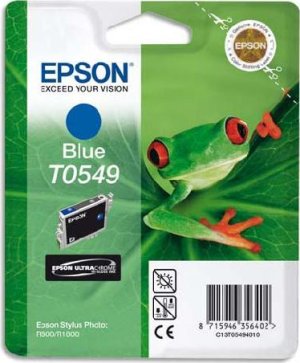 Картридж для струйного принтера Epson Картридж с синими чернилами T0549 (C13T05494010) Картридж для струйного принтера Epson Картридж с синими чернилами T0549 (C13T05494010)