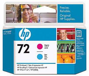 HP Print Head 72 Magenta & Cyan  (C9383A)