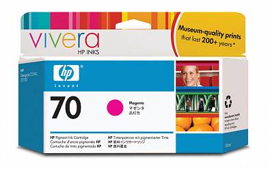 HP Vivera 70 Magenta 130 мл (C9453A) HP Vivera 70 Magenta 130 мл (C9453A)