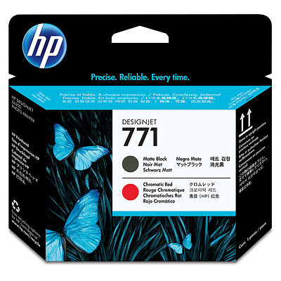 Hewlett-Packard Печатающая головка HP №771 Designjet Matte Black & Chromatic Red Hewlett-Packard Печатающая головка HP №771 Designjet Matte Black & Chromatic Red